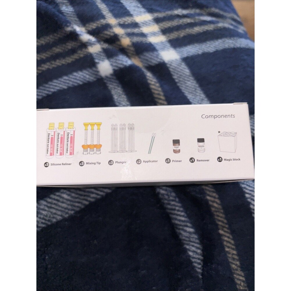 E&E Upper And Lower Denture Soft Reline Kit – Long-Lasting Soft Silicone Reliner - Picture 2 of 4